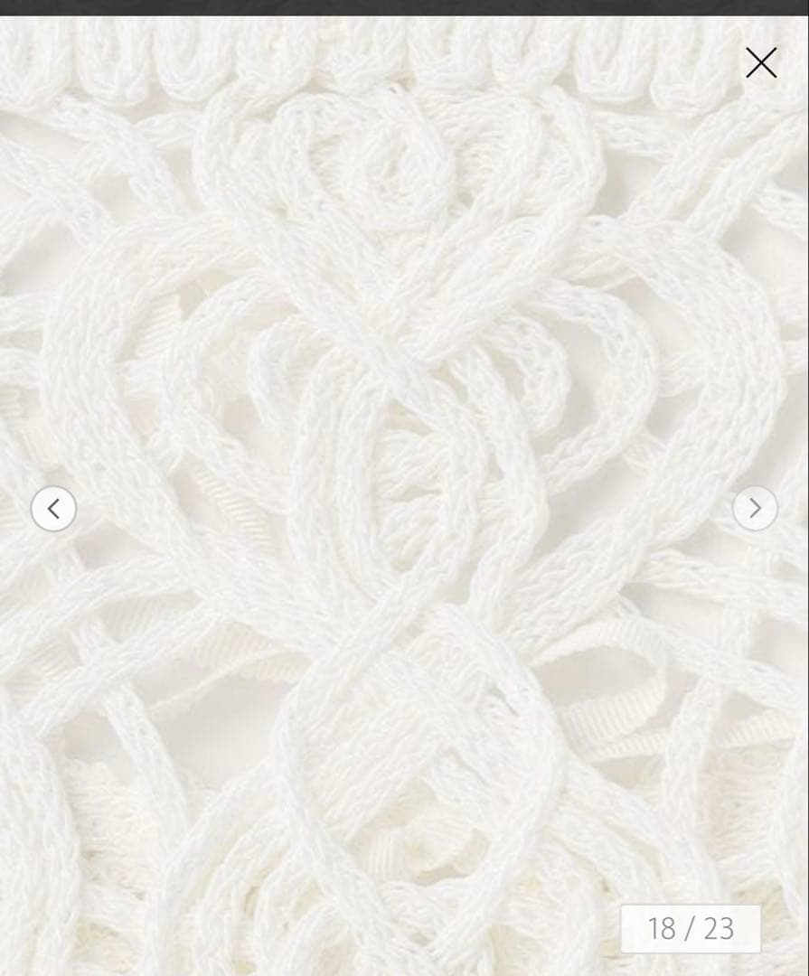 美品！AEWEN MATOPH テープレースキャミソール　ユナイテッドアローズ