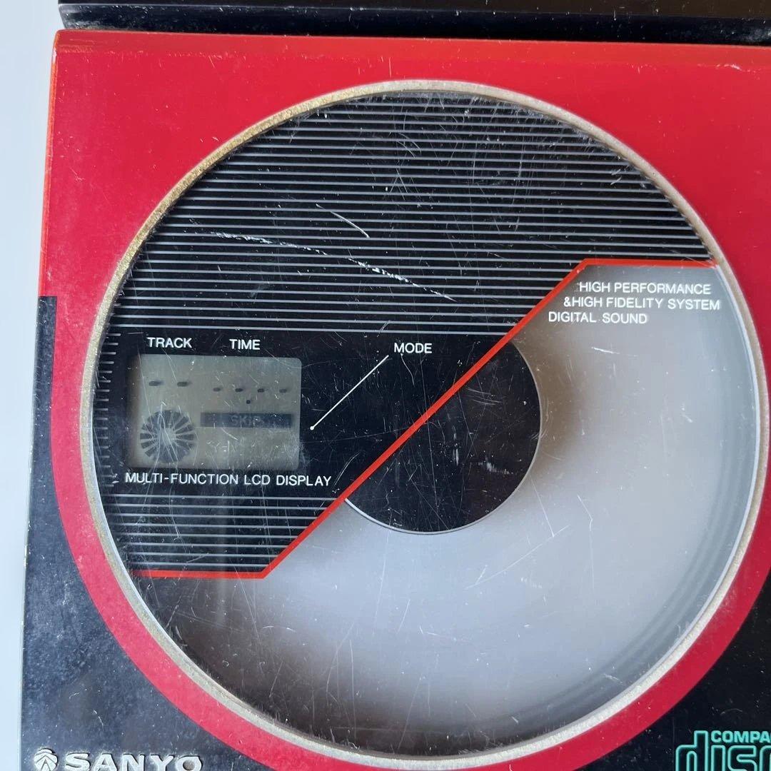 sanyo cdp-10 コンパクト　CDプレーヤー　通電確認のみ　ジャンク扱い