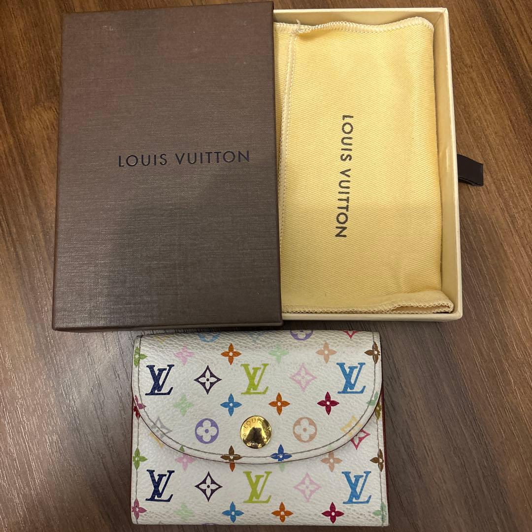 《ルイヴィトン》名刺入れ　カードケース モノグラム マルチカラー