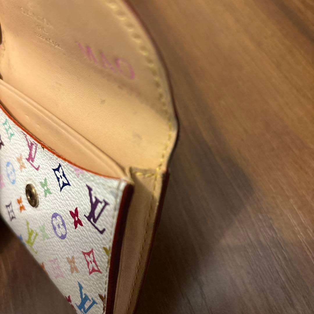 《ルイヴィトン》名刺入れ　カードケース モノグラム マルチカラー