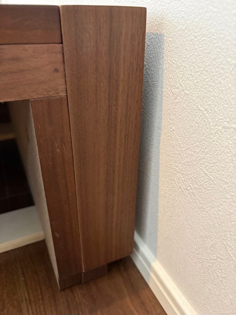 無印良品 収納付きダブルベッド ウォールナット　　引き取り限定