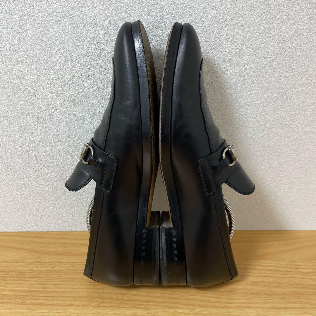 グッチ　ホースビットローファー　レザー　ブラック　8