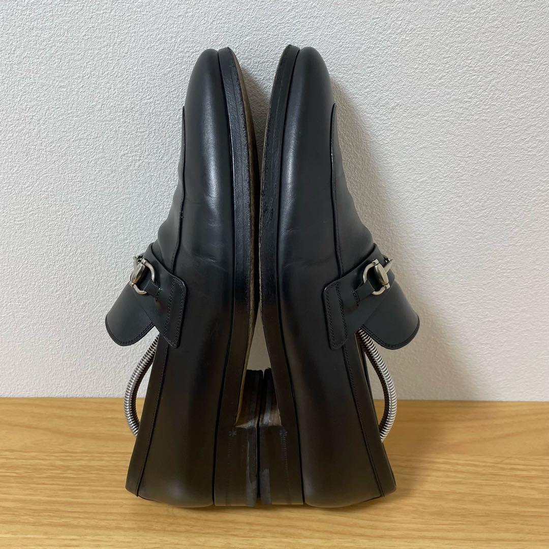 グッチ　ホースビットローファー　レザー　ブラック　8