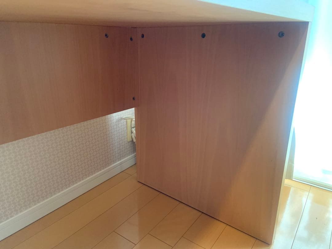 無印良品　MUJI 無垢材デスク　ブナ材　コの字　廃盤