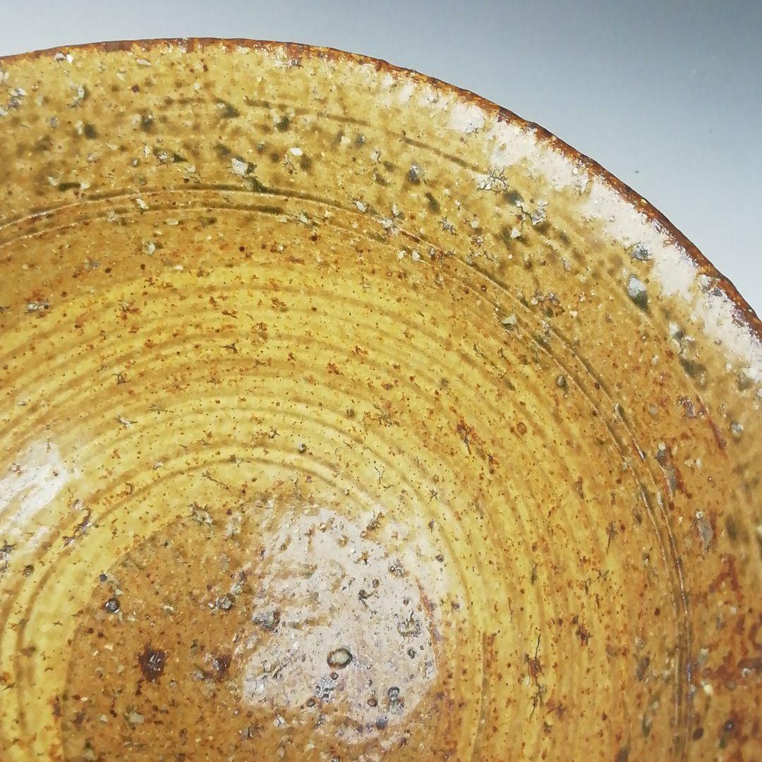 Ｔ４１１　茶碗　『伊羅保茶碗』　『宇田佐平 造』　共箱　抹茶碗　茶道具