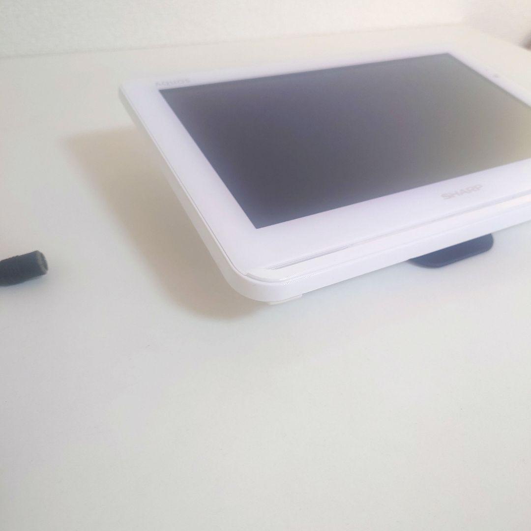 【極美品】シャープ ポータブル液晶テレビ AQUOS ホワイト 2T-C12AF