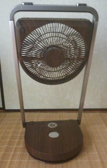 zuu。ドウシシャ☆折りたたみ扇風機◎新品＆木目調の希少品!!!