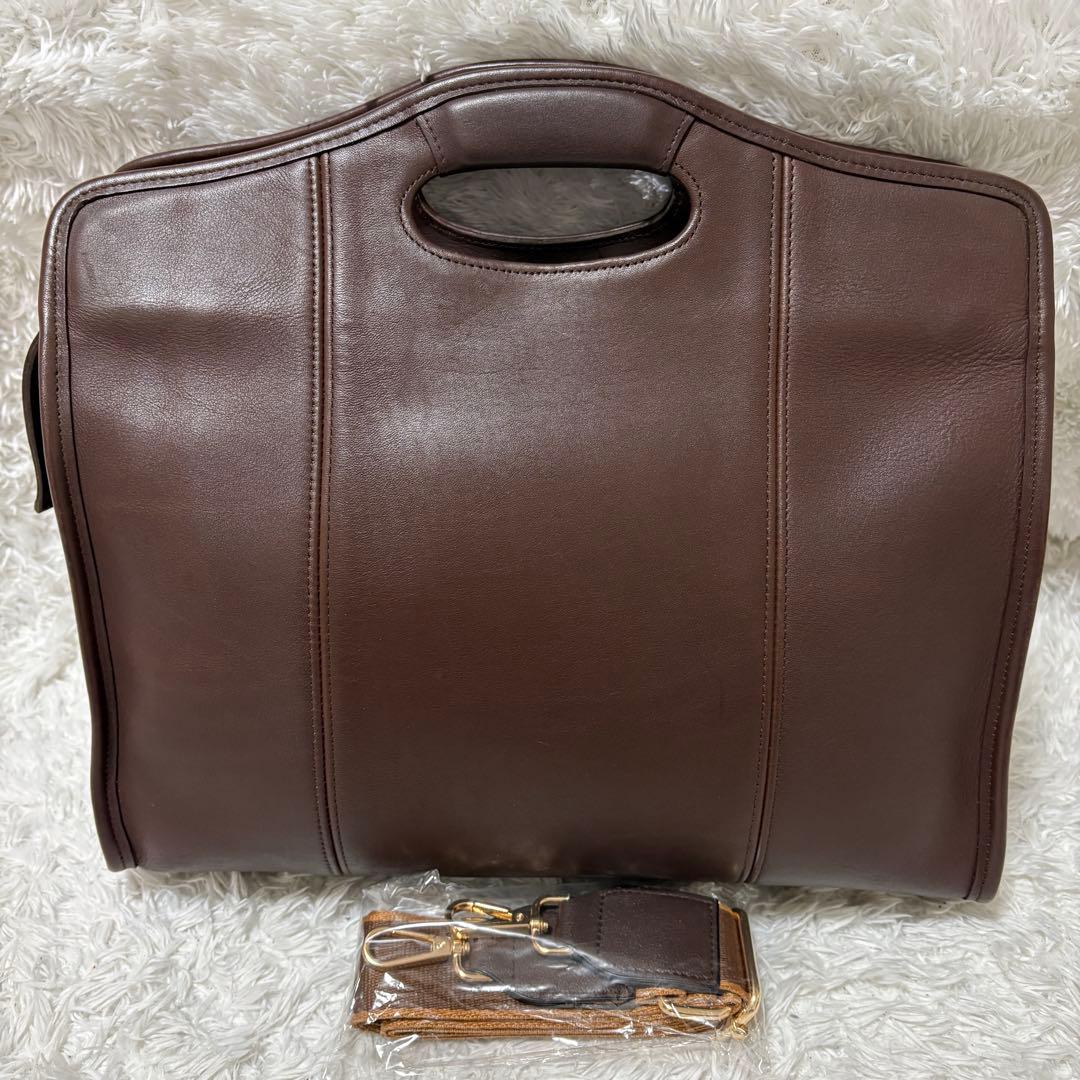 希少✨オールドコーチ 2way ショルダーバッグ 本革 ヴィンテージ 金色金具