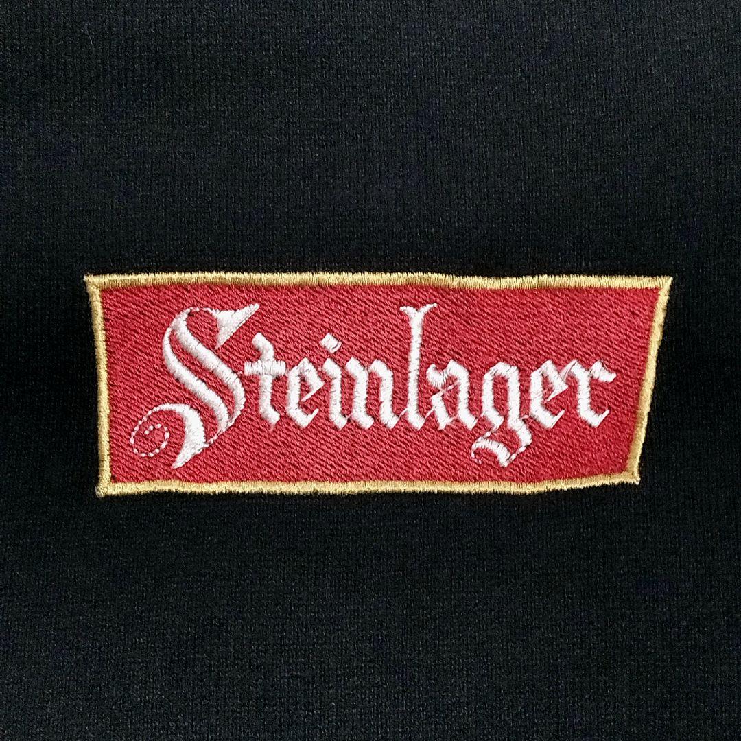 90s カンタベリー オールブラックス 刺繍ロゴ 長袖 ラガーシャツ M 黒色