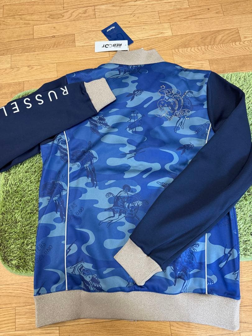 新品正規品【RUSSELUNO/4】スカジャン風ジャケット裏起毛フリースルチャ