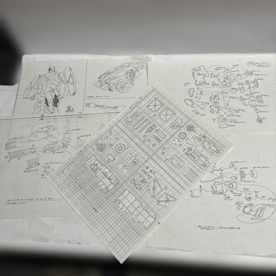 M*o様 【設定資料】超時空騎団サザンクロス　A4、B4、B5サイズの用紙