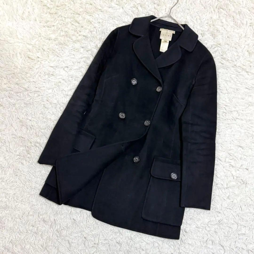 美品✨セリーヌFINITION MAIN ダブルコート メルトン生地 6ボタン