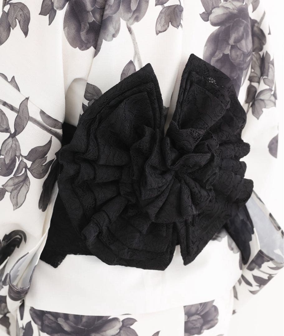 ナイスクラップ セパレート浴衣 作り帯、帯飾りセット