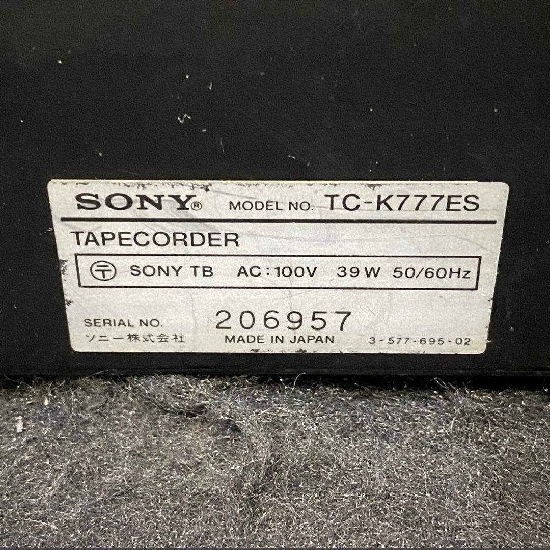 SONY TC-K777ES カセットデッキ ソニー
