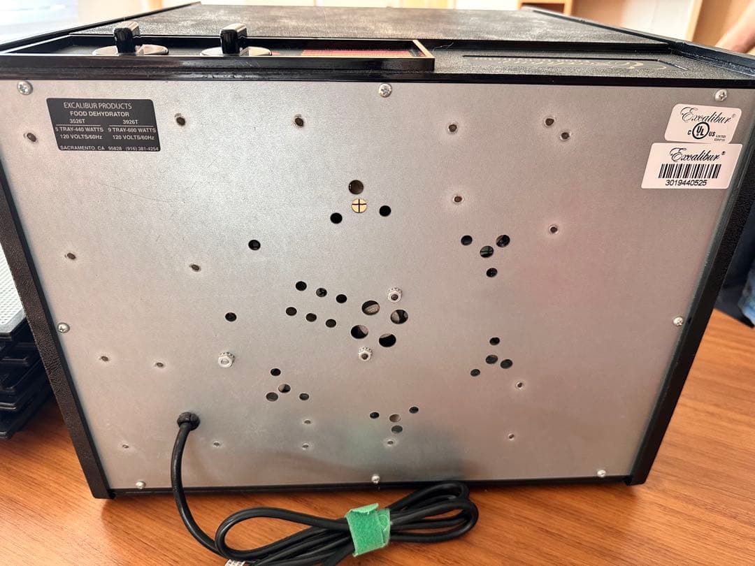 エクスカリバー社製 ディハイドレーター 9段｜乾燥シート3枚付き｜動作確認済み