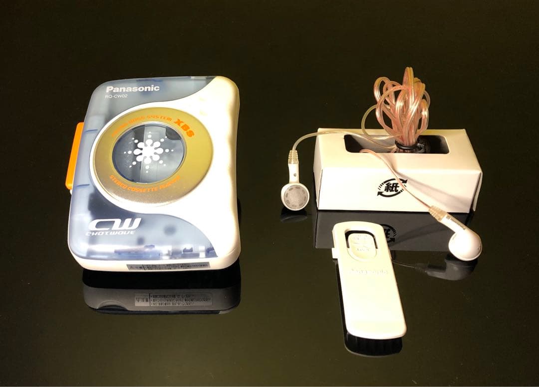 カセットプレーヤーPanasonic RQ-CW02 「 完動、稀少新品未使用」