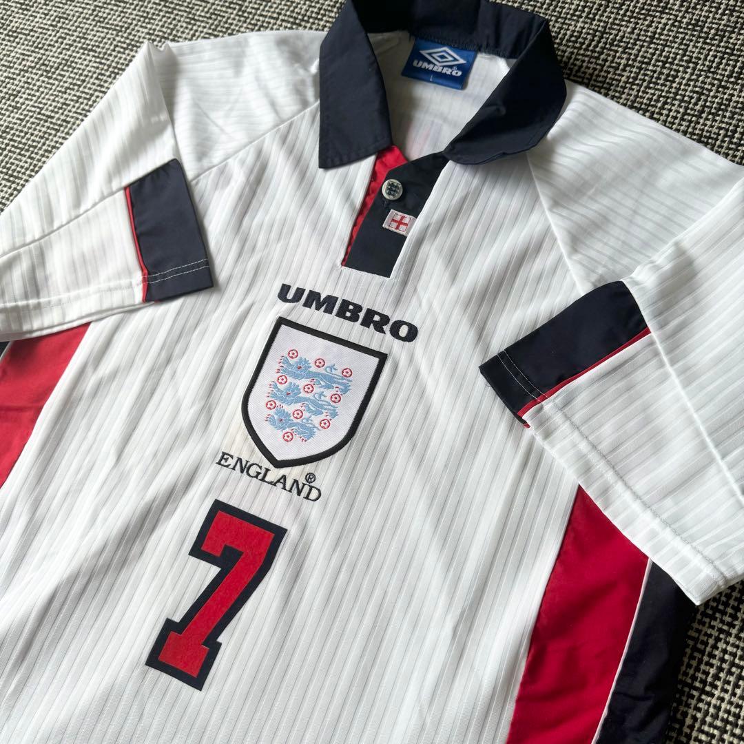 【当時物／正規品】デビッド・ベッカム ＃７ イングランド代表 ９８W杯モデル