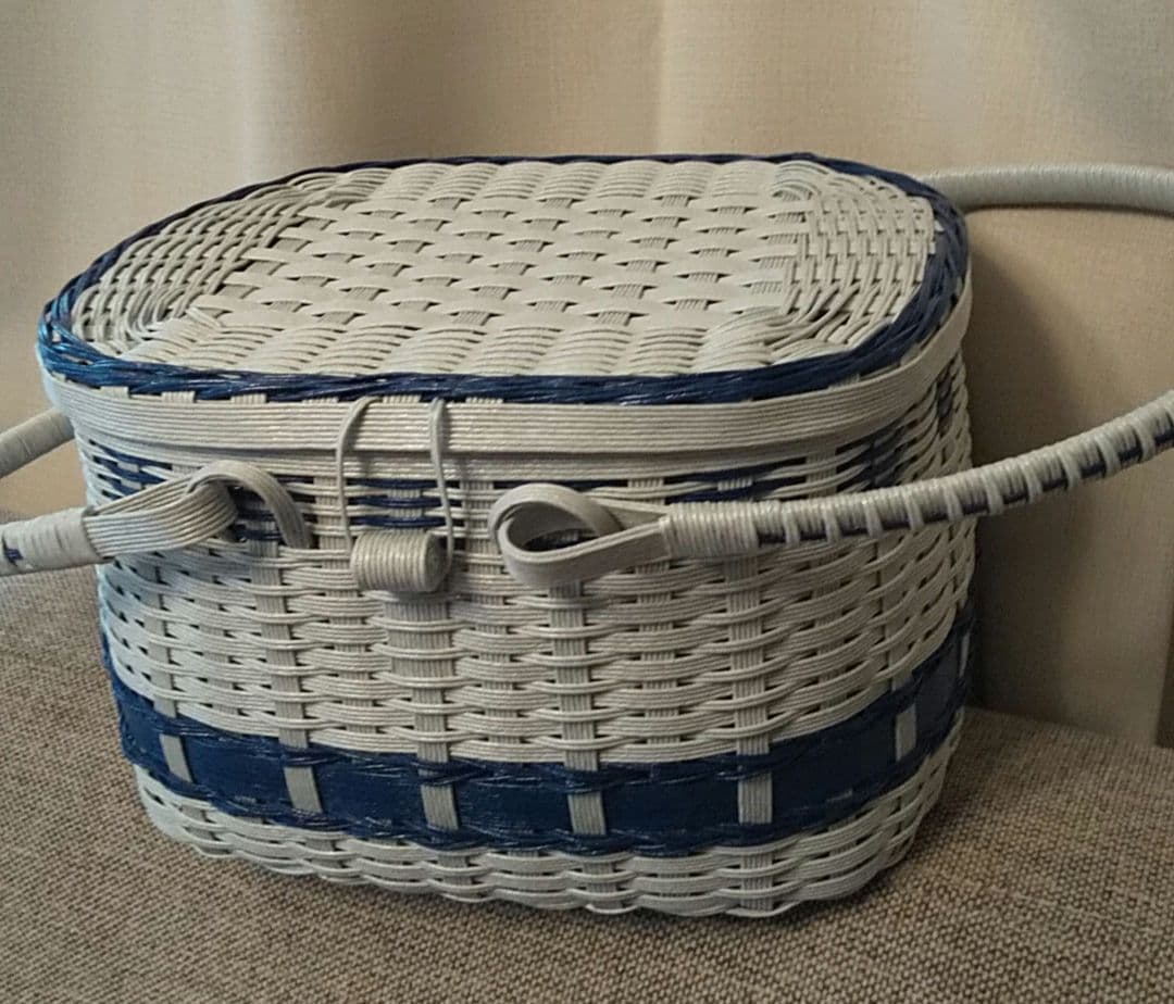 確認用  クラフトバンドかごバスケット