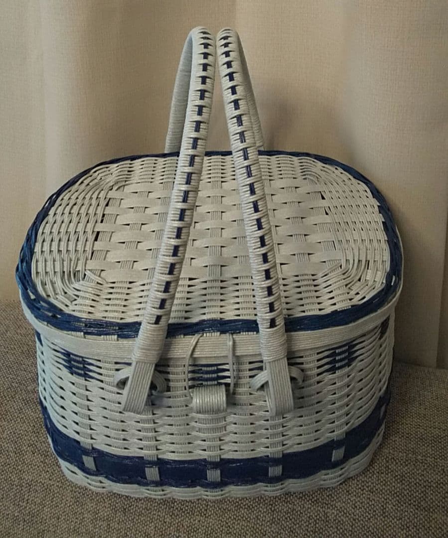 確認用  クラフトバンドかごバスケット