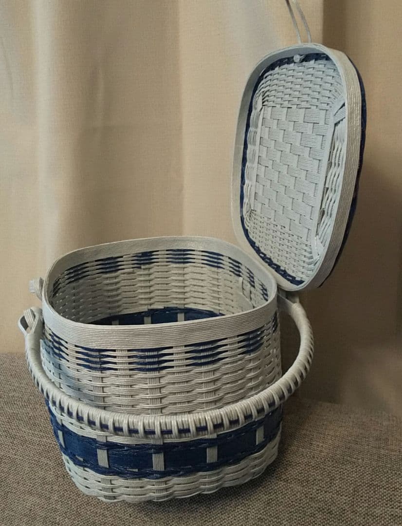 確認用  クラフトバンドかごバスケット