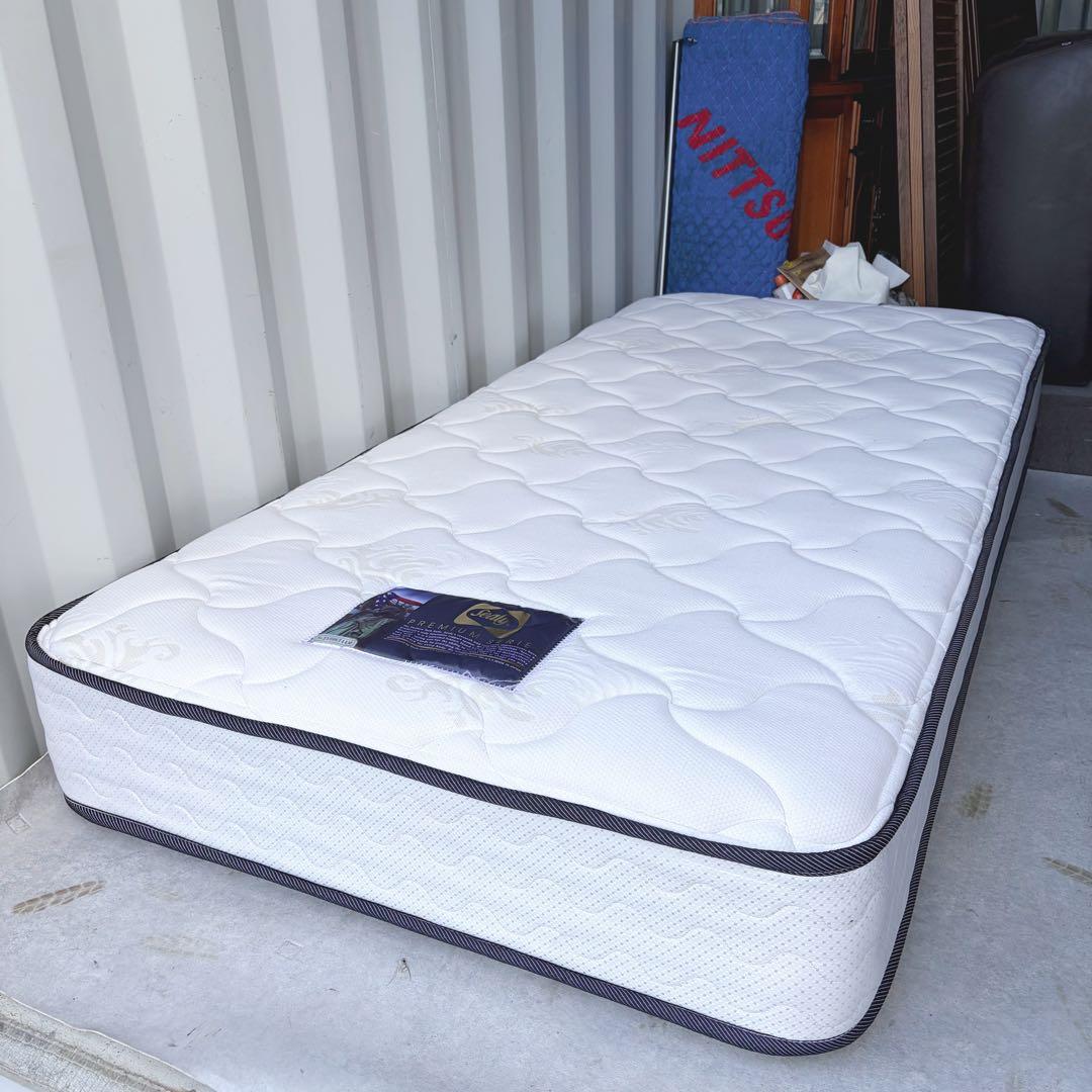 取付無料！シーリー プレミアム 快眠 ポケットコイルシングルマットレス✨
