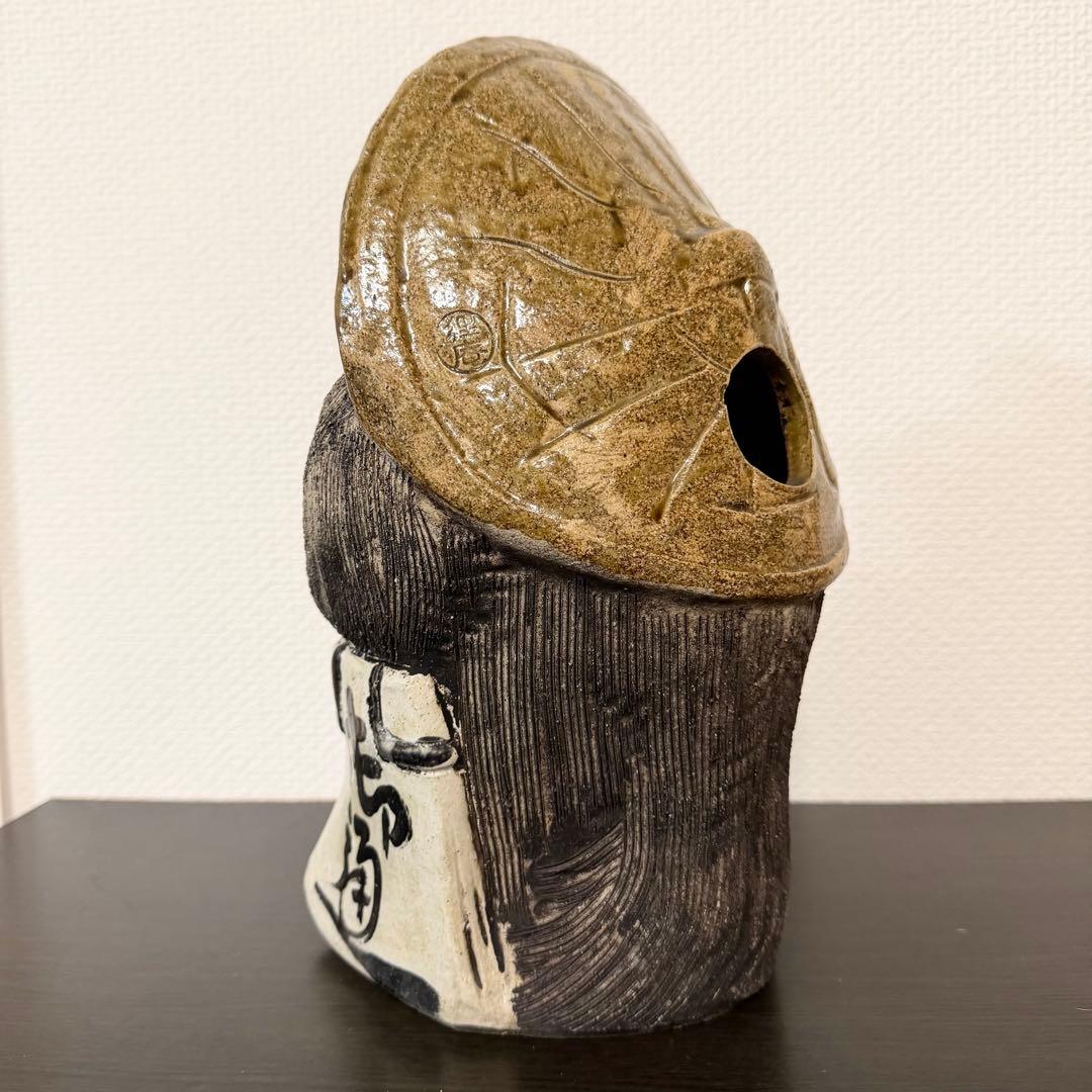 送料無料 明治初期創業老舗 狸庵 信楽焼 手造りのたぬき タヌキ 置物 置き物