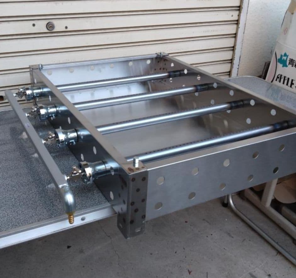 新品 ６ミリ鉄板 プロパン ガス グリドル 持ち手付 鉄板焼き器 お好み焼きそば