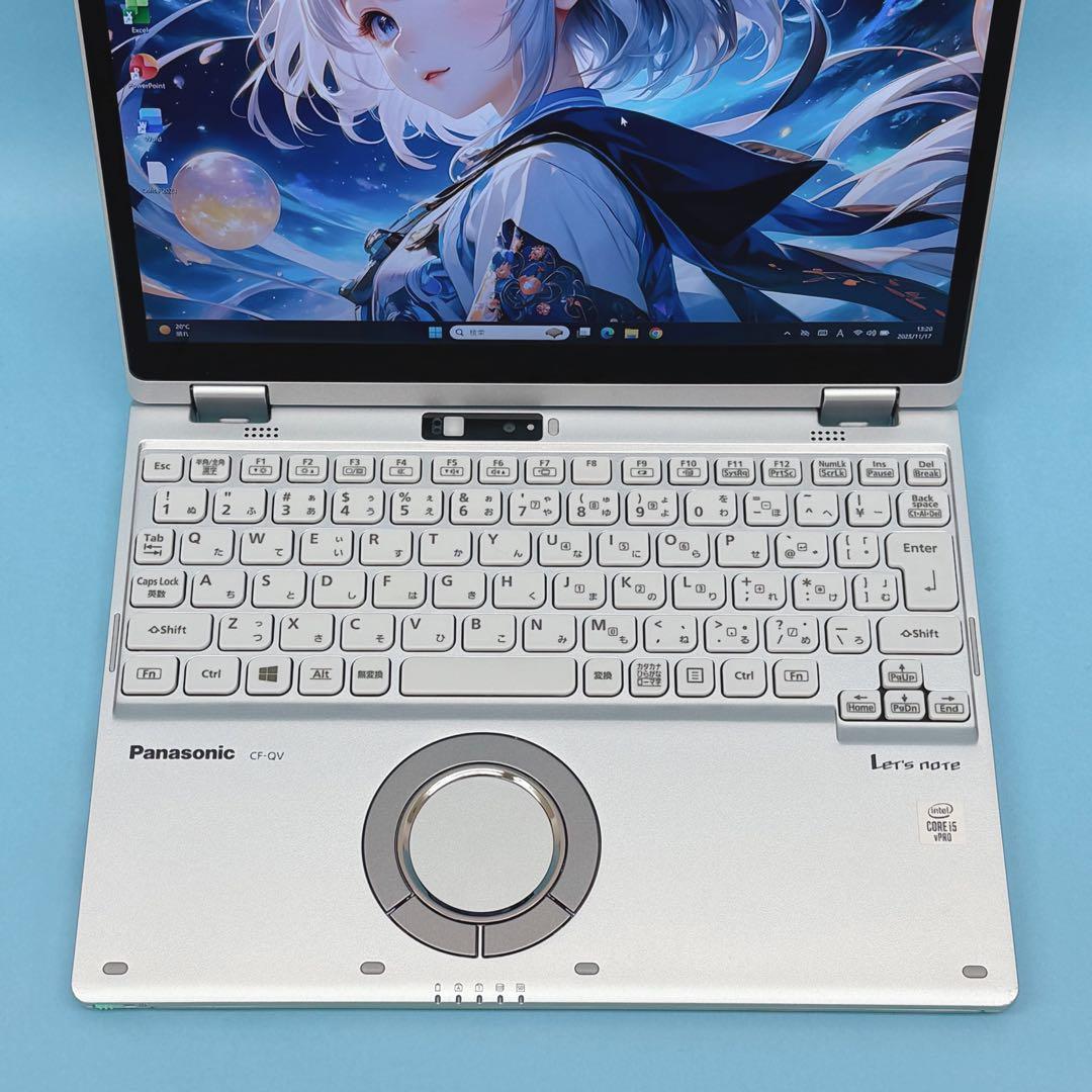 907 美品 レッツノートCF-QV9 第10世代 8GB office