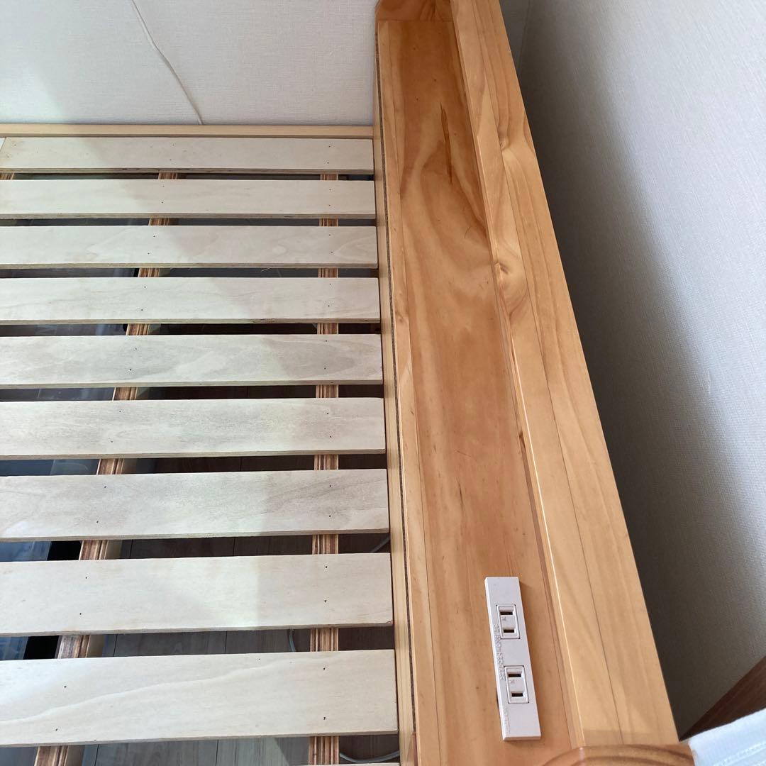 頑丈ロングベッドフレーム　ニトリ　すのこベット