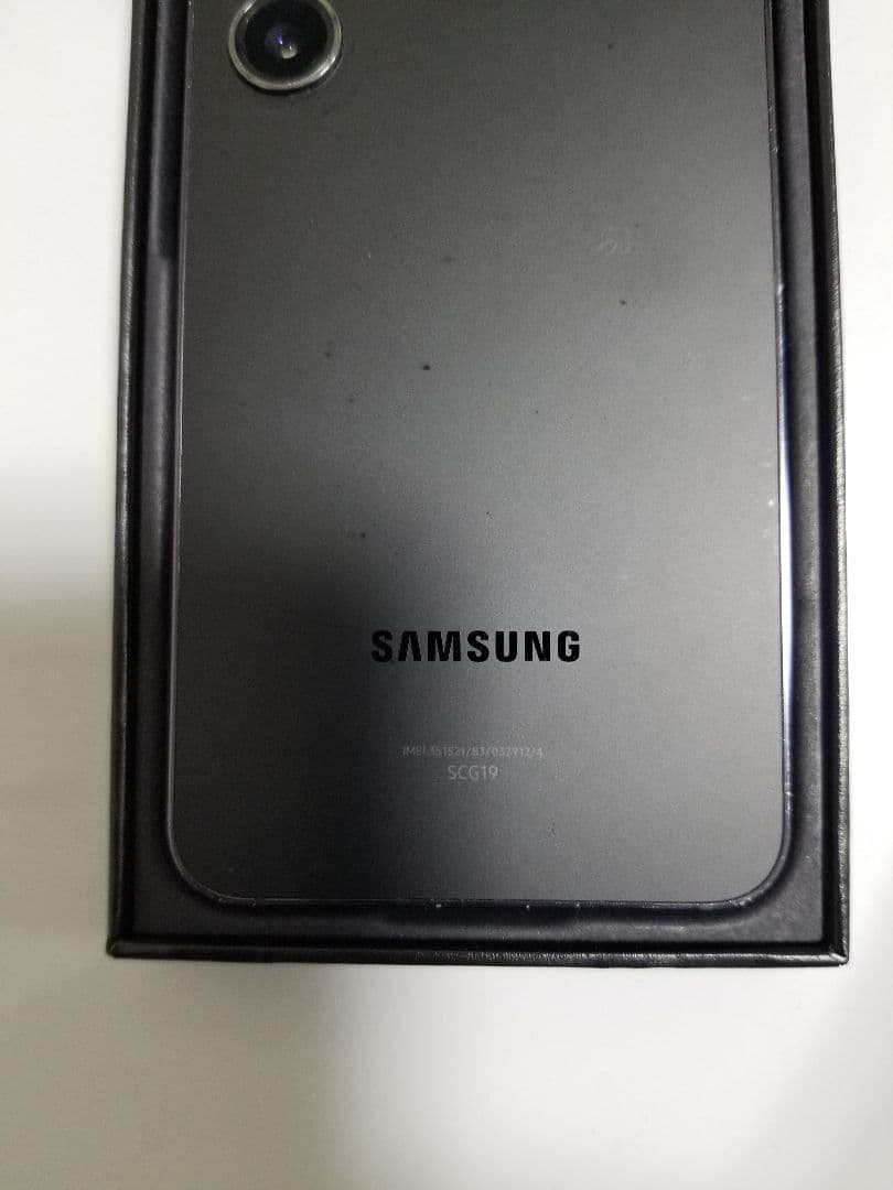 Samsung Galaxy S23 本体 ブラック ケース付き