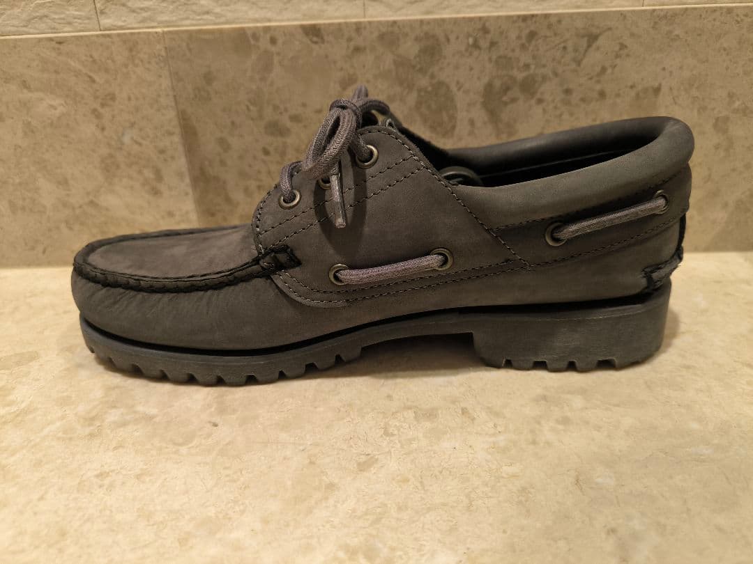 Timberland グレー ローファー スエード