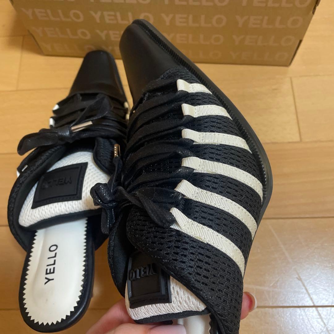 yello スニーカーミュール Lサイズ