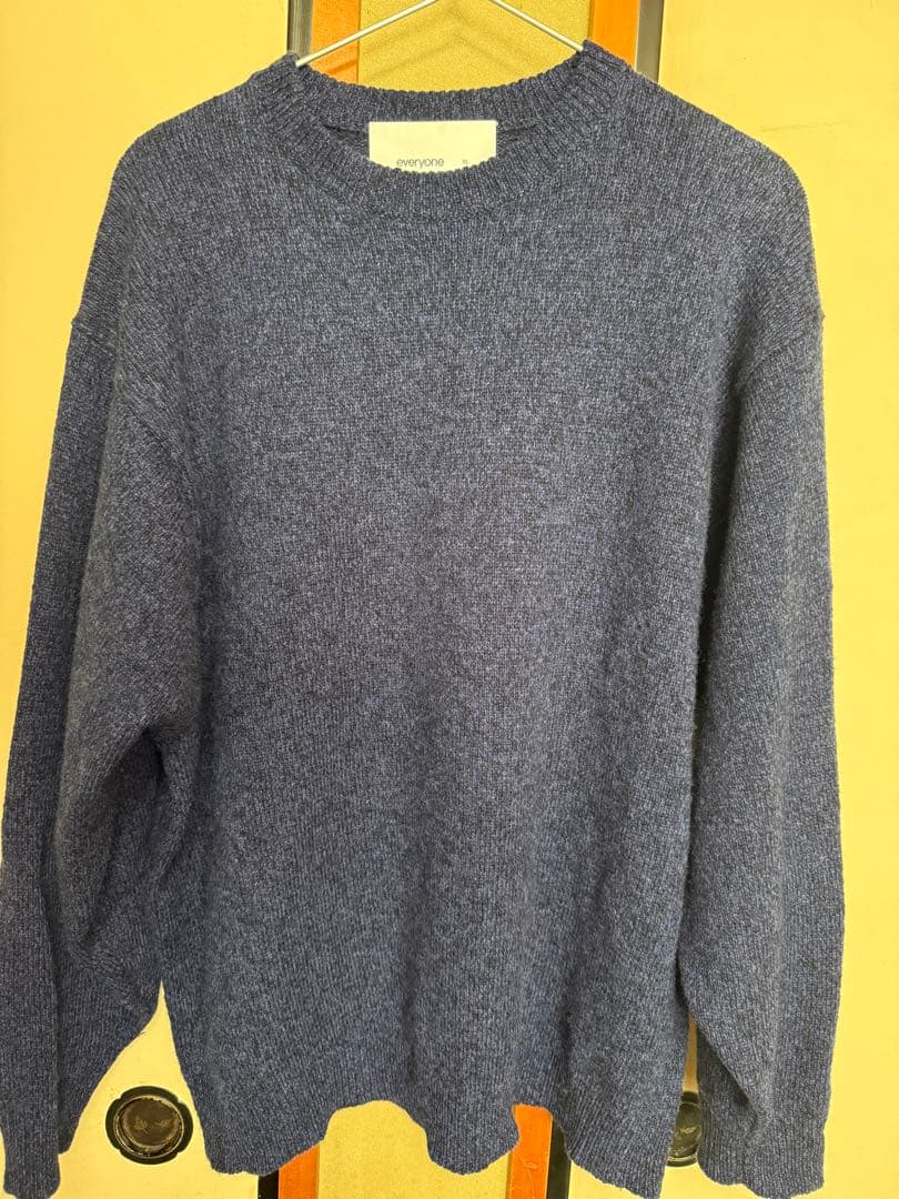 K*M様 everyone cashmere mix crew knit swe