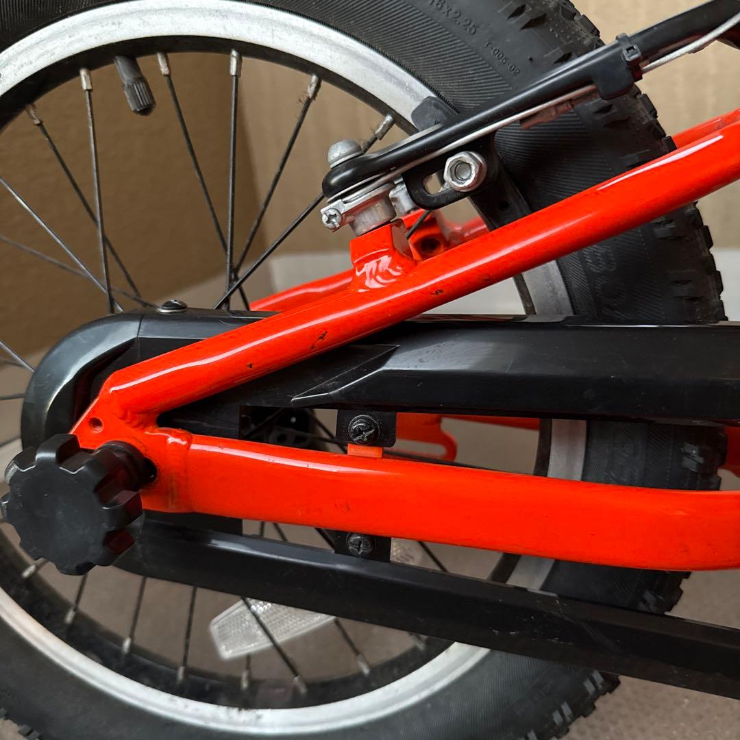 大阪市内　引き取り限定　Trek キッズバイク 16インチ オレンジ