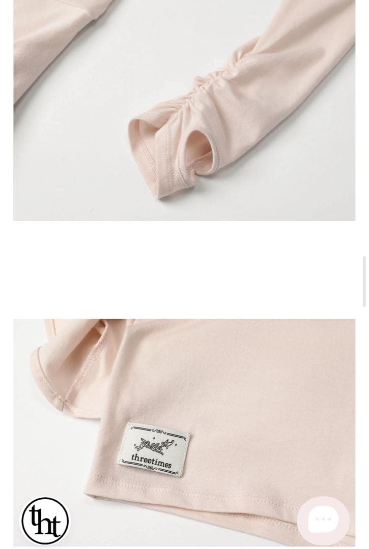 threetimes Organic dreamy dress ワンピース