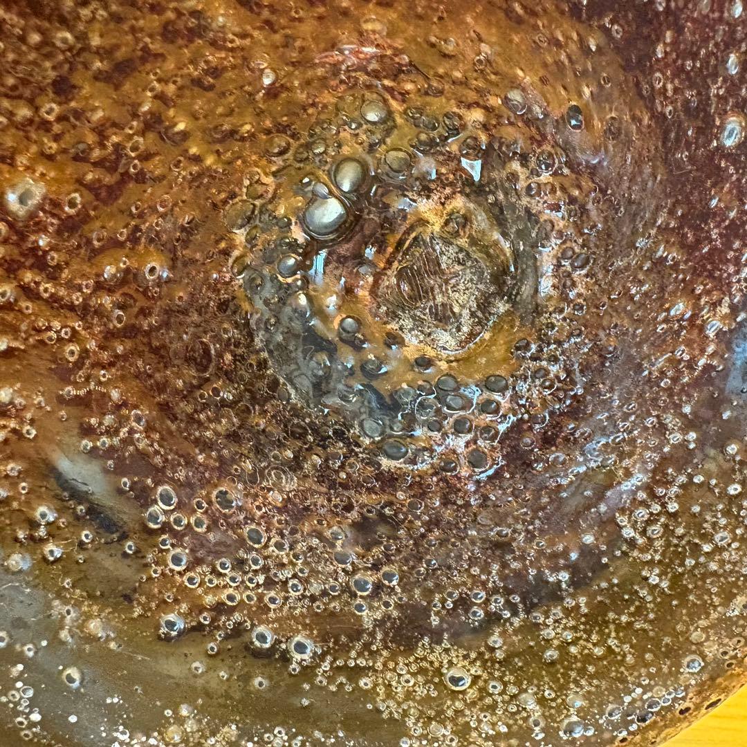 稲嶺盛吉　紅珊瑚　花瓶