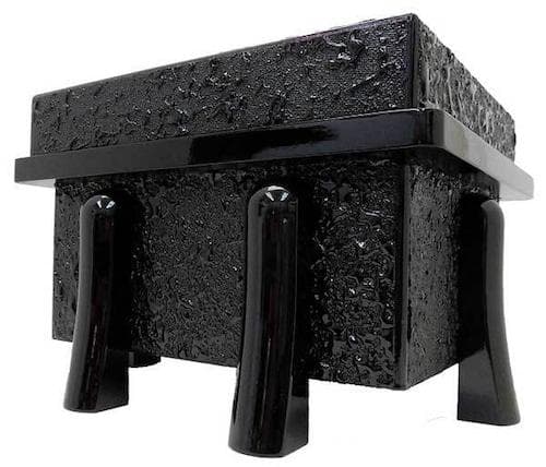 0918-A　武州塗　お櫃　櫃のみ　五月人形　入れ物　兜　インテリア　海外土産