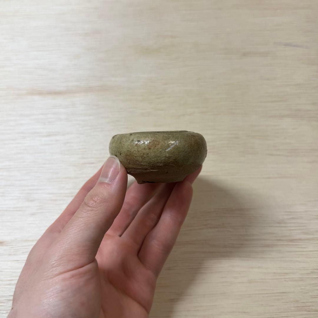 古瀬戸 灰釉 小壷 花器 室町時代 古信楽 古常滑 美濃 山茶碗 古美術 骨董