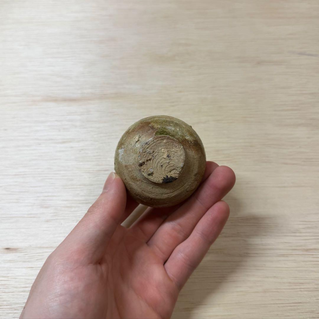 古瀬戸 灰釉 小壷 花器 室町時代 古信楽 古常滑 美濃 山茶碗 古美術 骨董