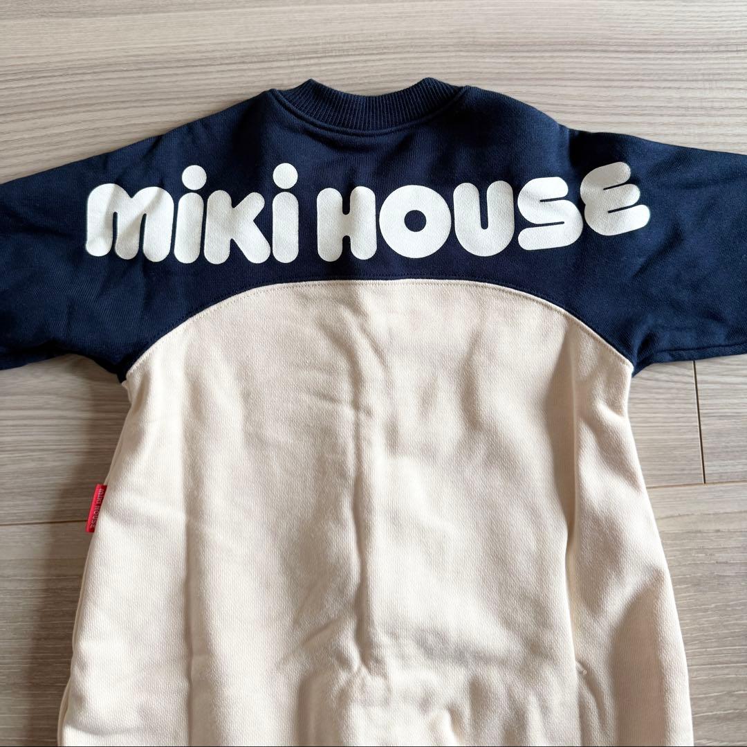 新品未使用 ミキハウス カバーオール80cm