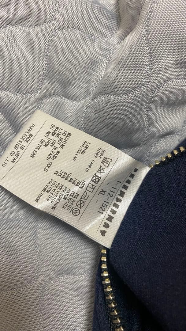 DECEMBERMAY メンズ ダブルレイアーブルゾンサイズXL