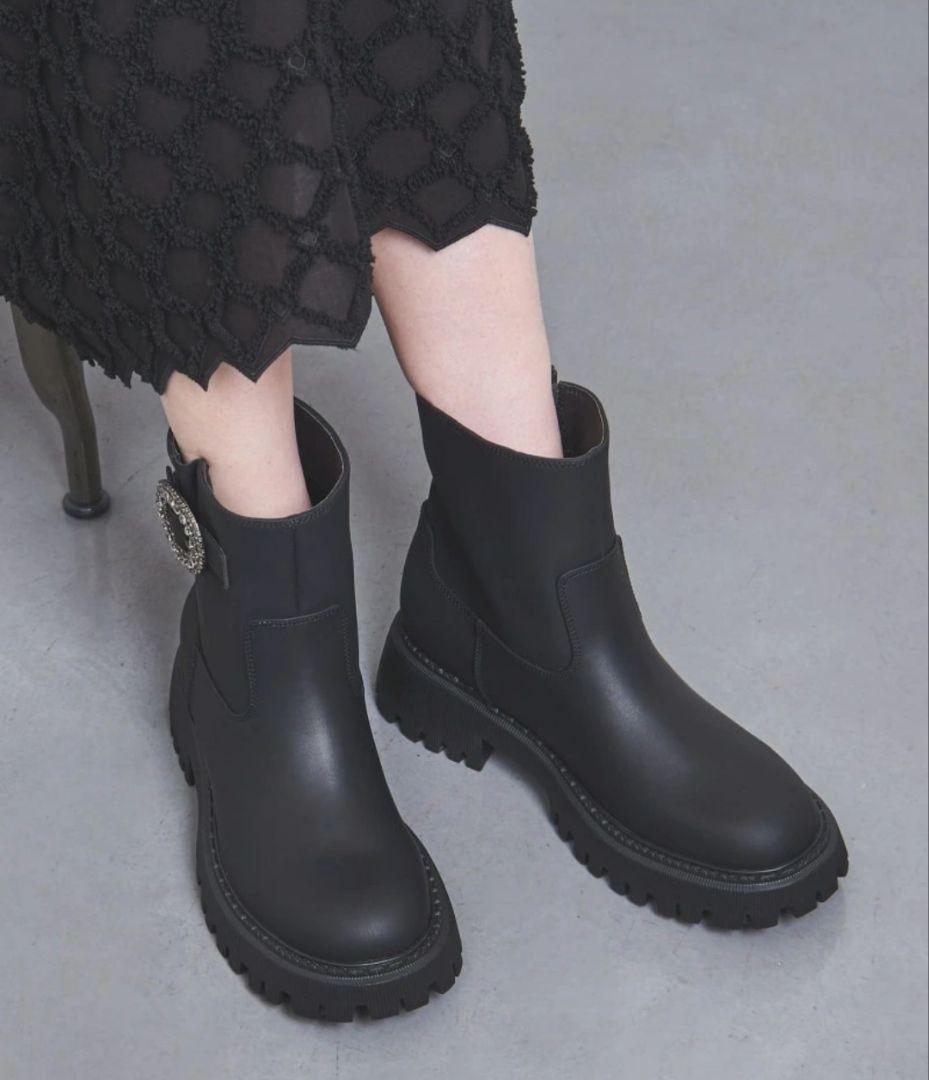 ユナイテッドアローズ　ビジューレインブーツ　24cm