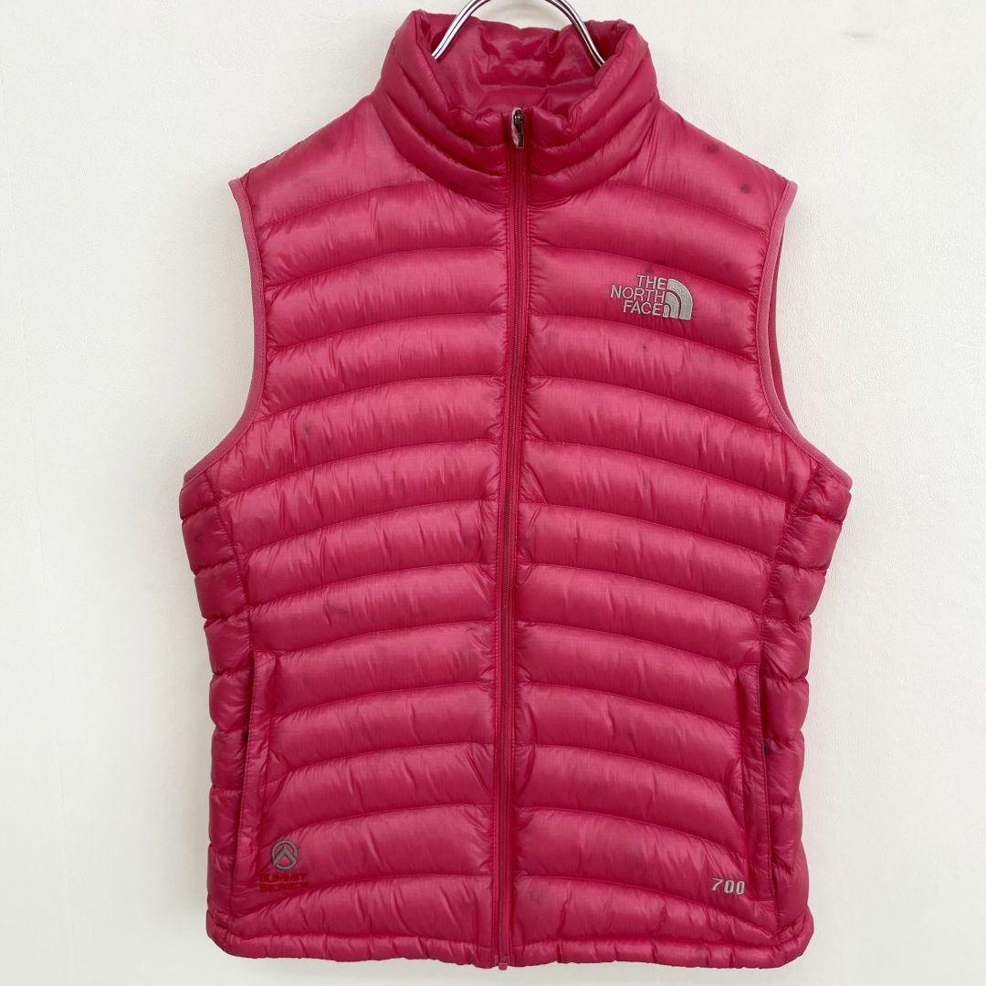 ノースフェイス SUMMIT 700FIL タウンベスト ピンク レディースM
