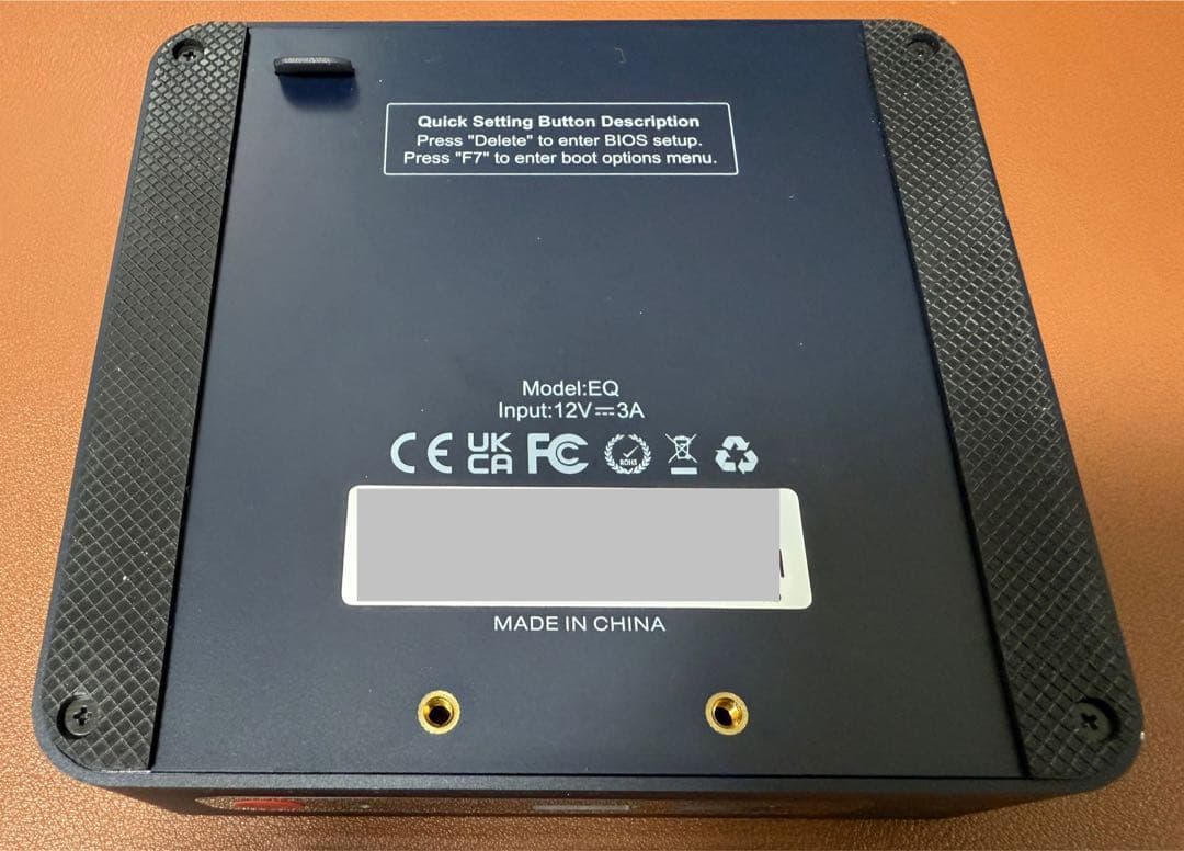 Beelink ミニPC EQ12 N100 / 16GB MEM