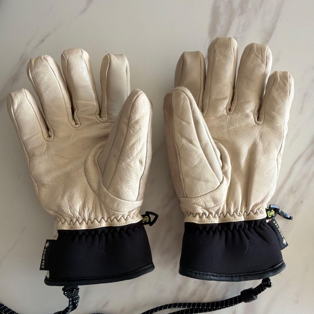 BURTON レザー グローブ ホワイト Ｍ