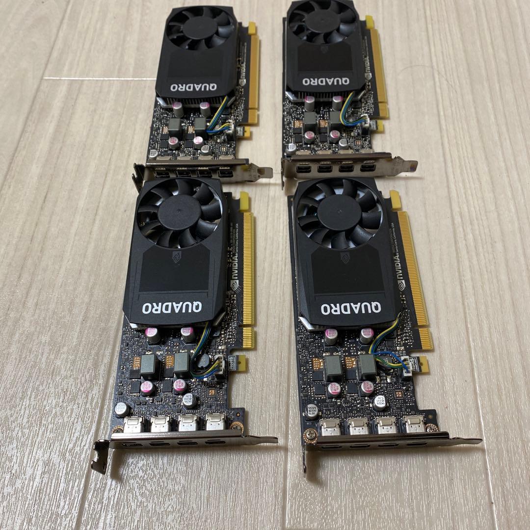 m*o様 NVIDIA QUADRO P1000 4個/P600-1個 510-