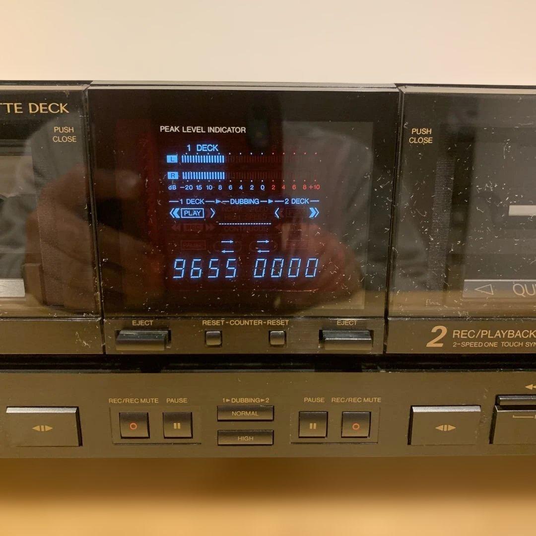 希少Victor TD-WR531 ツインリバースステレオカセットデッキ 動作品