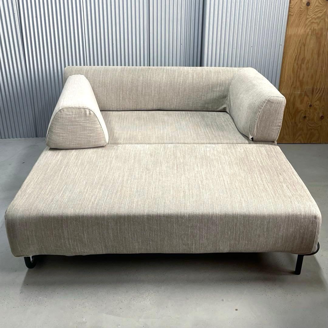 【ACTUS】アクタス　アームソファ　フラットソファ　OWN-S ベージュ　美品