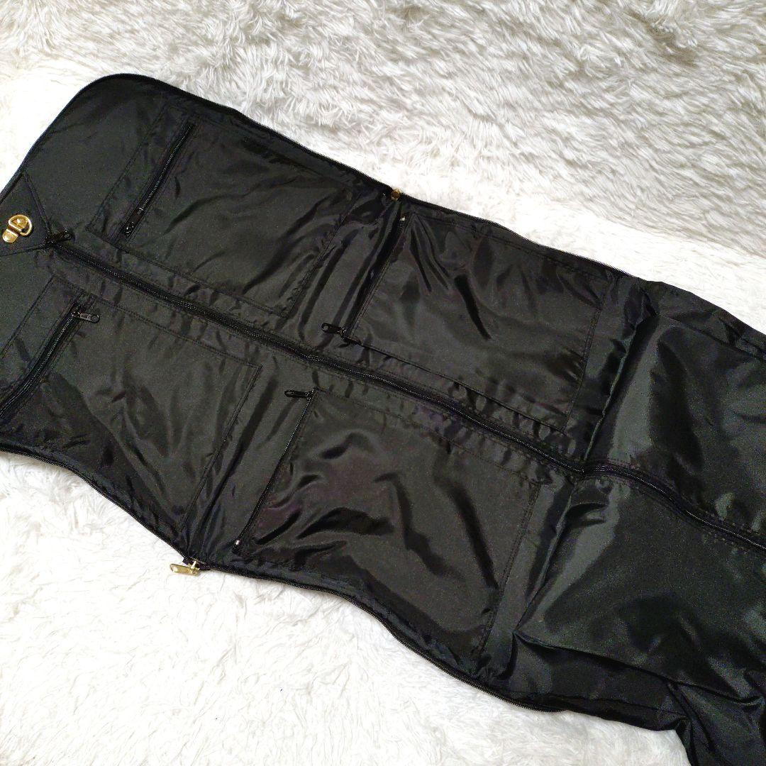 ANADESIGN スーツ入れ ガーメントバッグ ブラック ゴールド 出張
