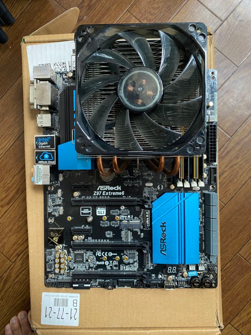 z97マザーボードとi7 4970k とメモリー32gbとcpu クーラーセット
